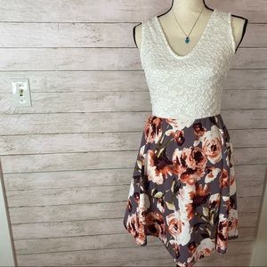 Papaya floral dress